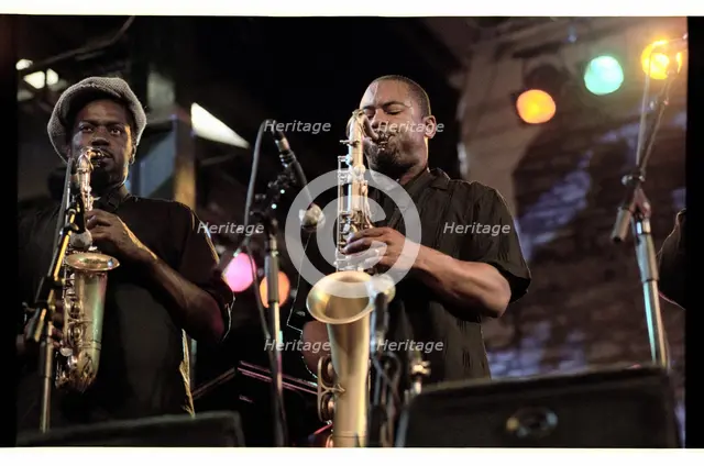 Soweto  Kinch, Denys Baptiste, Brecon, 2005.   Artist: Brian O'Connor.