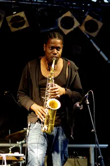 Soweto Kinch, Imperial Wharf Jazz Festival, London, 2011. Artist: Brian O'Connor