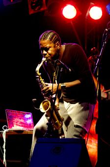 Soweto Kinch, Imperial Wharf Jazz Festival, London, 2011. Artist: Brian O'Connor