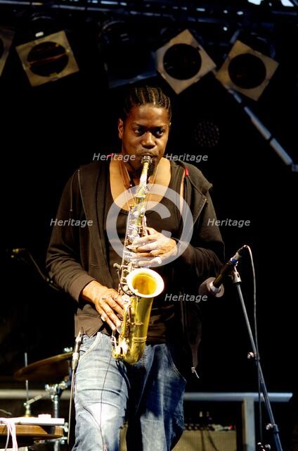 Soweto Kinch, Imperial Wharf Jazz Festival, London, 2011. Artist: Brian O'Connor