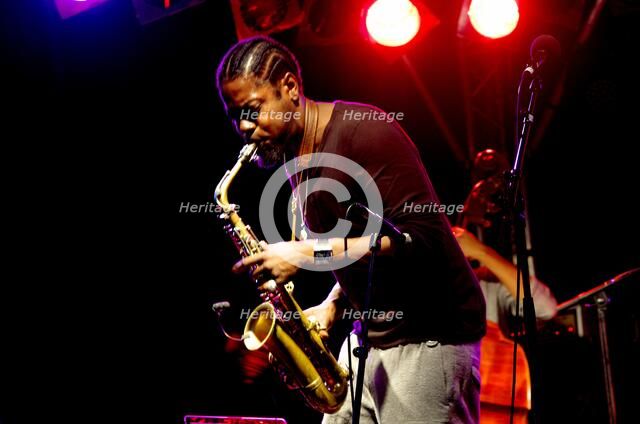 Soweto Kinch, Imperial Wharf Jazz Festival, London, 2011. Artist: Brian O'Connor