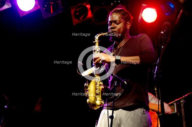 Soweto Kinch, Imperial Wharf Jazz Festival, London, 2011. Artist: Brian O'Connor