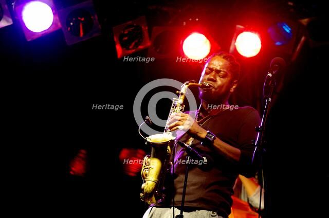 Soweto Kinch, Imperial Wharf Jazz Festival, London, 2011. Artist: Brian O'Connor