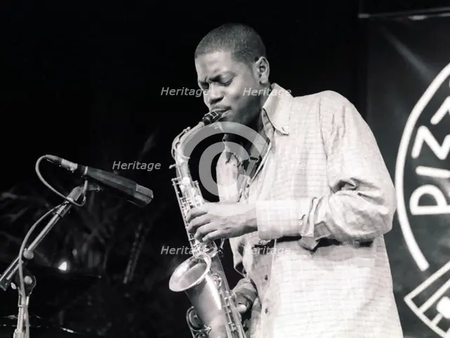Soweto Kinch, Royal Festival Hall Foyer, London, 2002. Artist: Brian O'Connor