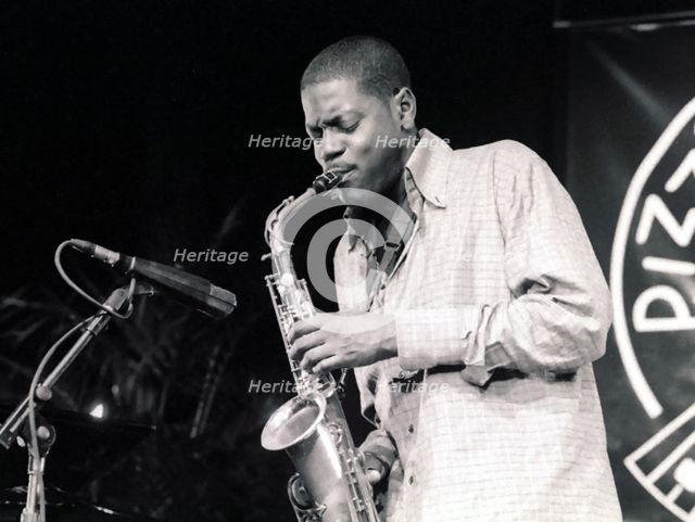 Soweto Kinch, Royal Festival Hall Foyer, London, 2002. Artist: Brian O'Connor