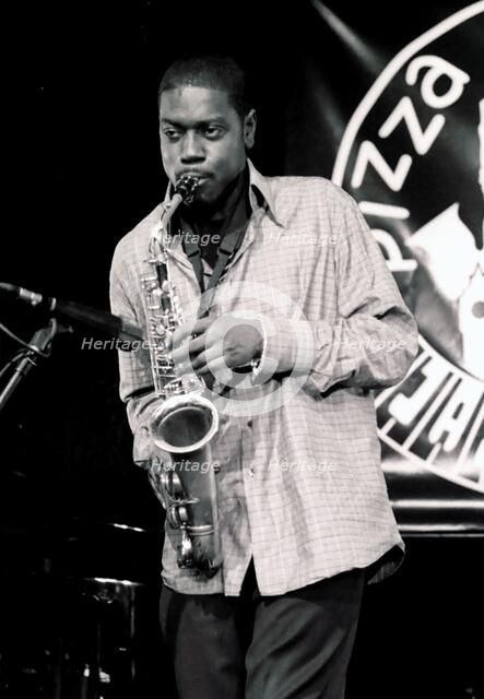 Soweto Kinch, Royal Festival Hall Foyer, London, 2002. Artist: Brian O'Connor