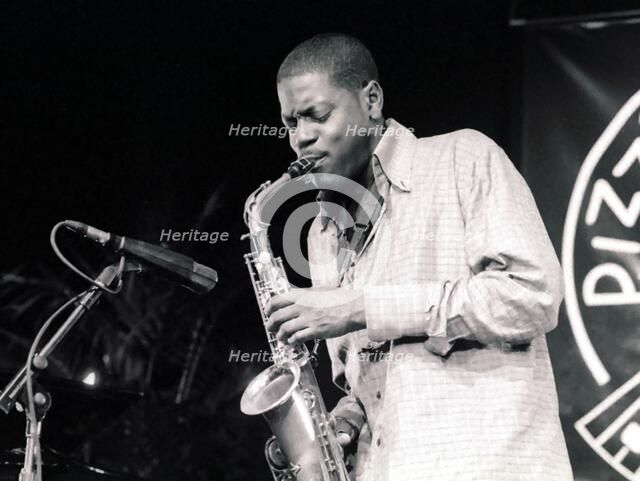 Soweto Kinch, Royal Festival Hall Foyer, London, 2002. Artist: Brian O'Connor