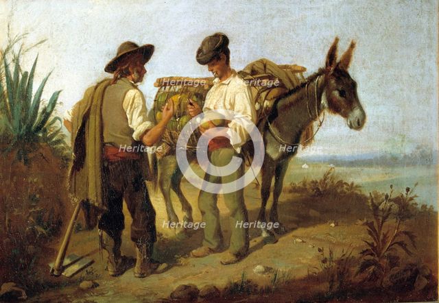 Soaking the melon', by Cabral Bejarano.