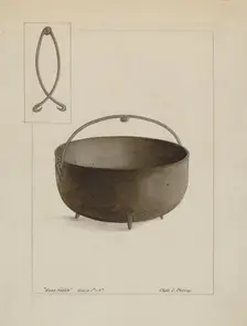 Soap Kettle, c. 1937. Creator: Clyde L. Cheney