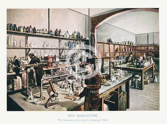 Soap manufacturing, c1905. Creator: Unknown.