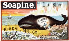 Soapine household cleaner, late 19th century. Creator: Unknown