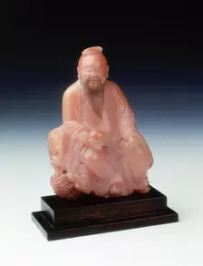 Soapstone figure of Dongfang Shuo, China, c1630-c1680. Creator: Yang Yuxuan