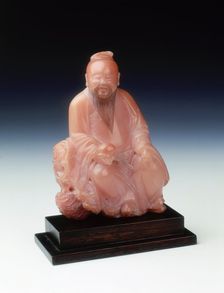 Soapstone figure of Dongfang Shuo, China, c1630-c1680. Creator: Yang Yuxuan
