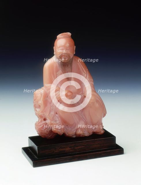Soapstone figure of Dongfang Shuo, China, c1630-c1680. Creator: Yang Yuxuan.