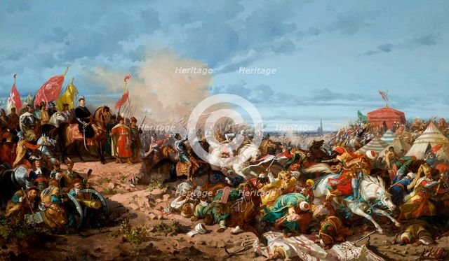 Sobieski at Vienna, between 1865-1876. Creator: Stanislaus von Chlebowski.