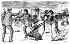 Social Beings 1876 (1891). Artist: George du Maurier