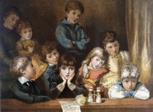 Social scenes: Only once a year 1884. Creator: THOMAS, W. L (siglo XIX)