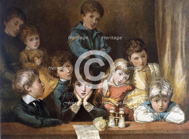 Social scenes: 'Only once a year', 1884. Creator: THOMAS, W. L (siglo XIX).