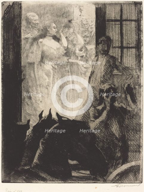 Social Triumph (Le Triomphe mondain), c. 1886. Creator: Paul Albert Besnard.