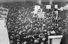 Socialists in Union Square, N.Y.C. [large crowd] Photo, 1 May 1912 - Bain Coll., 1912. Creator: Bain News Service