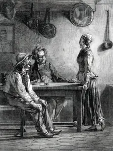 Socialists - painted by E. Armitage, 1850. Creator: Unknown