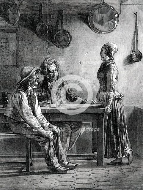 Socialists - painted by E. Armitage, 1850. Creator: Unknown.