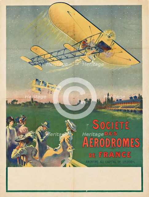 Société des Aérodromes de France, c1912. Creator: Anon.