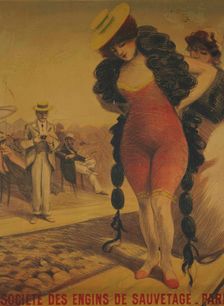 Société des Engins de Sauvetage-Paris, c1900. Creator: Chéret, Jules (1836-1932)