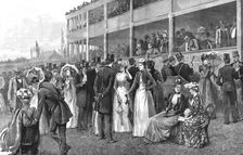 'Society at Ascot- The Cup Day 1890. Creator: Unknown