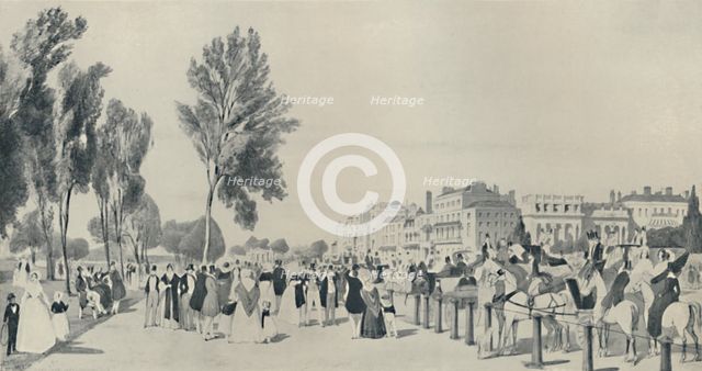 'Society in Hyde Park, 1842', (1920). Artist: Thomas Shotter Boys.