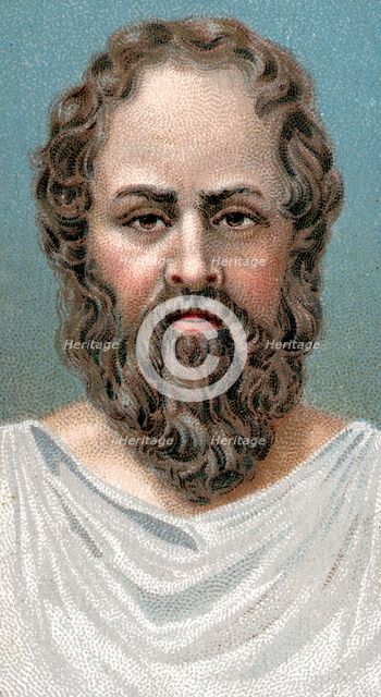 Socrates, Ancient Greek philosopher, early 20th century. Artist: Unknown