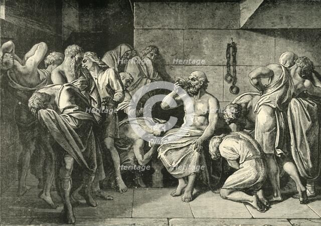 'Socrates Drinking the Hemlock', 1890.   Creator: Unknown.