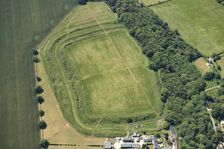 Sodbury Camp, a bivallate hillfort earthwork, Little Sodbury, Gloucestershire, 2023 Creator: Robyn Andrews