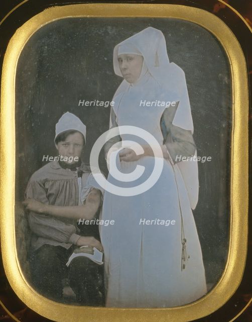 Soeur Pierrette Toussaine Blondeau, Hospices de Beaune, 1845-50. Creator: Unknown.