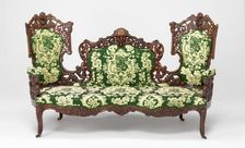 Sofa, 1849/54. Creator: Charles A. Baudouine