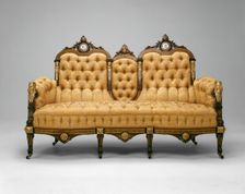 Sofa, 1860/70. Creator: Unknown