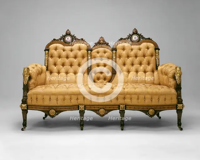 Sofa, 1860/70. Creator: Unknown.
