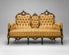 Sofa, 1860/70. Creator: Unknown