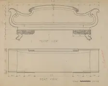 Sofa, 1935/1942. Creator: Anna Aloisi
