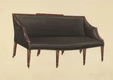 Sofa, 1936. Creator: Frank Wenger