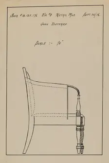 Sofa, 1936. Creator: John Dieterich