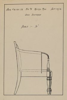 Sofa, 1936. Creator: John Dieterich