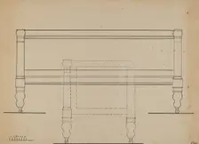 Sofa, 1936. Creator: Nicholas Gorid