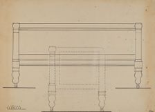 Sofa, 1936. Creator: Nicholas Gorid