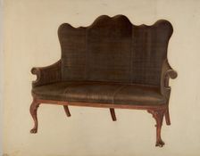 Sofa, 1940. Creator: Rolland Livingstone