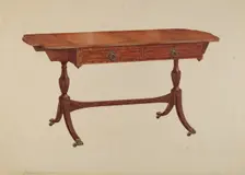 Sofa Table, c. 1939. Creator: Francis Borelli
