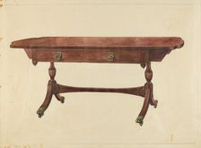 Sofa Table, c. 1939. Creator: Francis Borelli