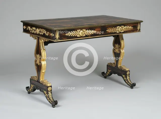 Sofa Table, England, c. 1805. Creator: Unknown.