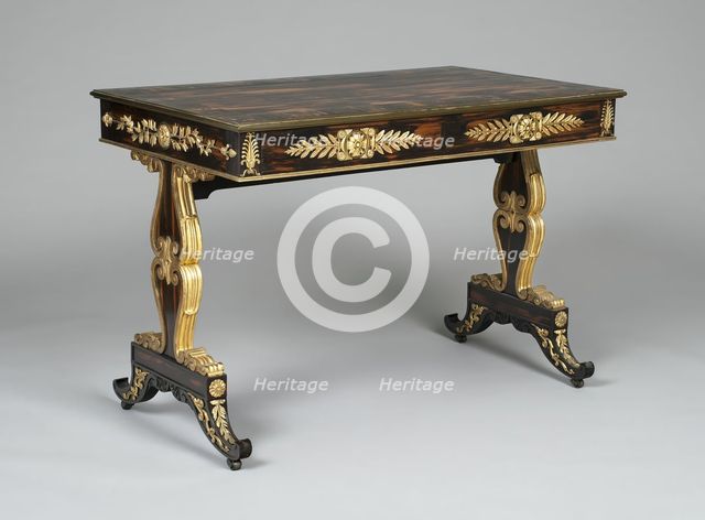 Sofa Table, England, c. 1805. Creator: Unknown.