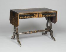 Sofa Table, England, c. 1810. Creator: Unknown